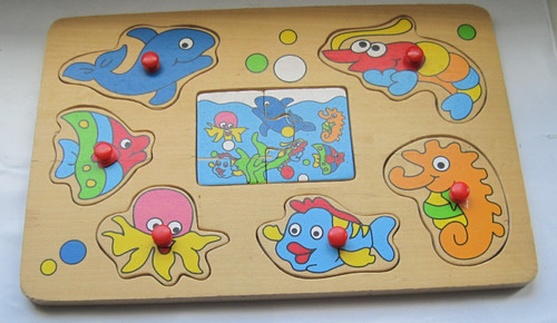 Holzpuzzle babys kleinkinder - babys,