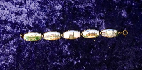 Antikes emaille armband - antikes,
