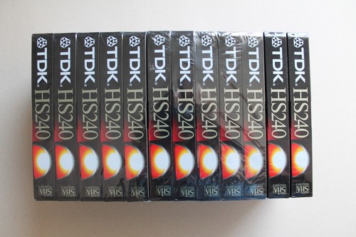 Tdk hs240 vhs kassetten - tdk,