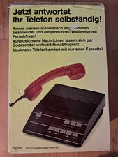 Wachtel digital Telefon Anrufbeantworter mit Codesender - Vintage, Kassette