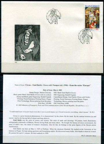 Zirkus clown mit trompete - zirkus.,