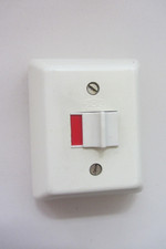 Mechanischer Telefon Wechselschalter WS, Telefon - Klingel - Aus - Ein -Schalter