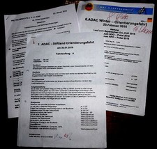 RALLYE - SPORT Fahrtanweisungen für Orientierungsfahrten