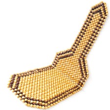 HP Holzkugel Sitzauflage beige