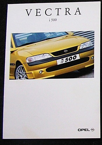 Opel vectra i500 - opel, prospekt