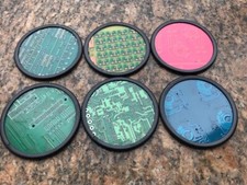 6 Designer Bierdeckel im Motiv