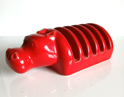 Bellini keramik rotes nilpferd - bellini,