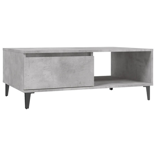Couchtisch betongrau 90x60x35 - betongrau,