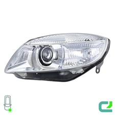 Hauptscheinwerfer links 12 V W5W Halogen HELLA für u.a. SKODA Fabia II