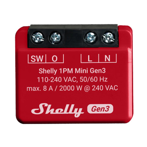 Shelly 1pm mini gen - shelly, 3