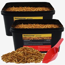 2 x 5 Liter Mehlwürmer