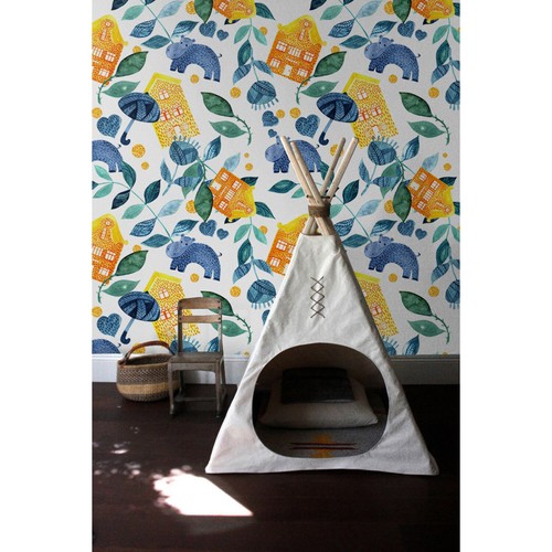 Nilpferd kinderzimmer - nilpferd,