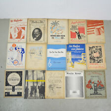 15 alte Notenhefte - Notenblätter - Marsch - Cha Cha - Moulin Rouge - Walzer