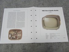 Schaltplan für Fernsehgerät VEB Stern Radio Berlin Alex von 1959 Rundfunkmuseum