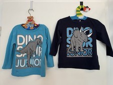 Zwei Dino-T-Shirt Größe 92/98