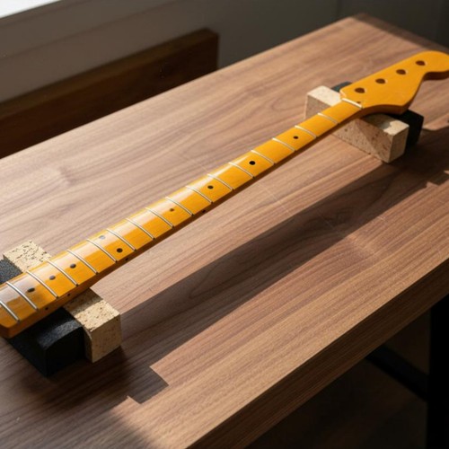 Basswood neck basshals - basswood, goldene