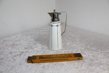 Kleine Jugendstil Emaile Bauhaus Kakao Kanne Karaffe Tee antik museal T3 gemarkt