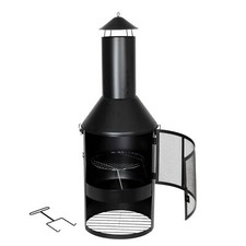 Garten- und Terrassenkamin Gartengrill Gartenkamin Feuerstelle Grill Grillrost 