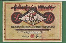 03 196 Notgeld Dortmund und Hörde 50 Mark, 1.10.1922, schwarz-rot