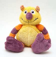 Meine kleinen Monster Glucksi gelb lila Stofftier Kuscheltier