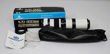 Lightdow 420-800mm f/8.3-16 Teleobjektiv für Canon EF Objektiv Weiß-WIE NEU