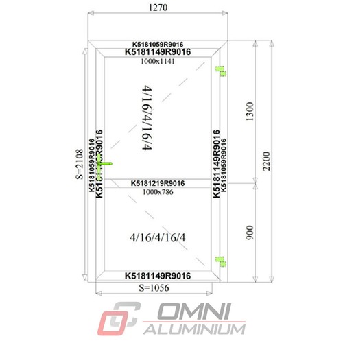 Eingangstür aluminiumtüren - eingangstür,