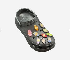 10 Labubu Niedliche Cartoon Kroko Charms. Full Set Labubu Jibbitz. Kroko Schuhe Charms