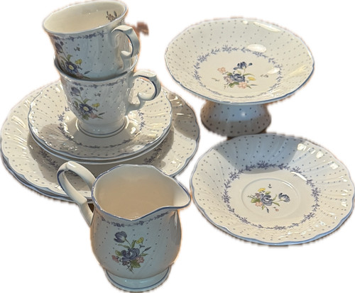 Nikko tableware blue peony - tableware,