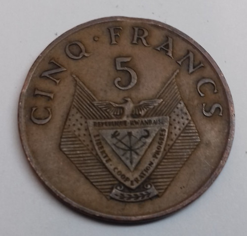 Ruanda francs 1974 s4 - ruanda, 5
