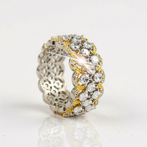 Durchbrochener ring - durchbrochener,