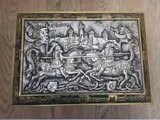 Historische Sammler-Blechtruhe