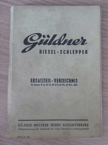 Güldner schlepper a15 - güldner,