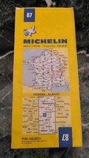 Antike Karte Michelin 87, Vosges-Alsace
