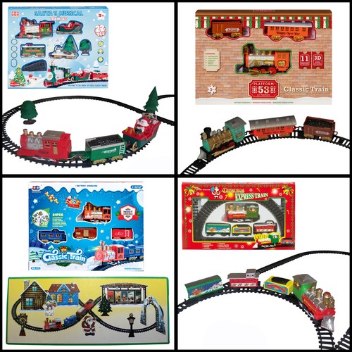 Weihnachtszug set mit gleis - weihnachtszug,