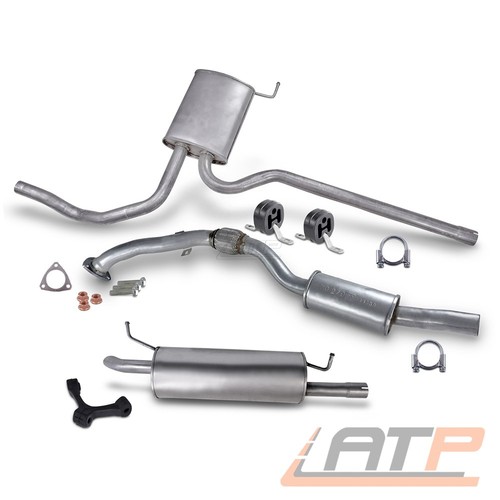 Schalldämpfer set auspuff - schalldÄmpfer,
