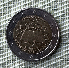 Niederlande  2 Euro 2007 Gedenkmünze 50 Jahre Römische Verträge