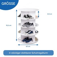 360 Drehbarer Schuhregal Turm