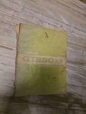 Suzuki GT250X7 GT250 GT250E  1978 Shop repair manual Werkstatt-Handbuch Manuel