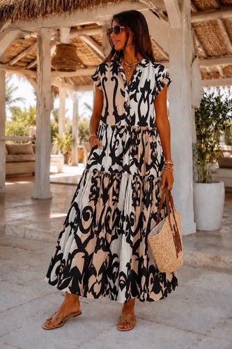 Damen boho kleid ibiza sommer - damen,