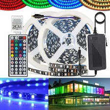1M-30M LED Stripe RGB Leiste Streifen 5050 Band Wasserdicht Lichterkette 12V
