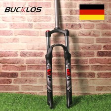 BUCKLOS Federgabel Scheibenbremse 100mm Federweg MTB Fahrrad 26/27.5/29" 9mm QR