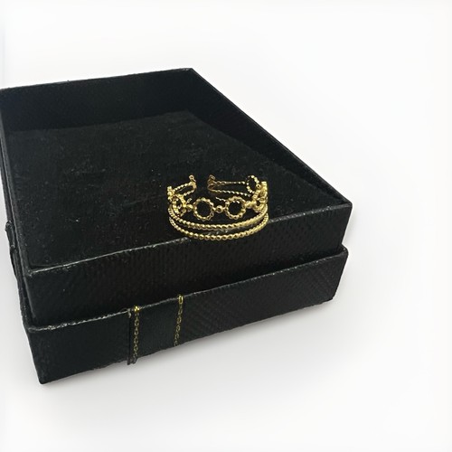 Ring fach vergoldet - ring,