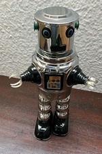 Mechanical Roby Robot, Blechroboter, Ha Ha Toy, MS 640, silber