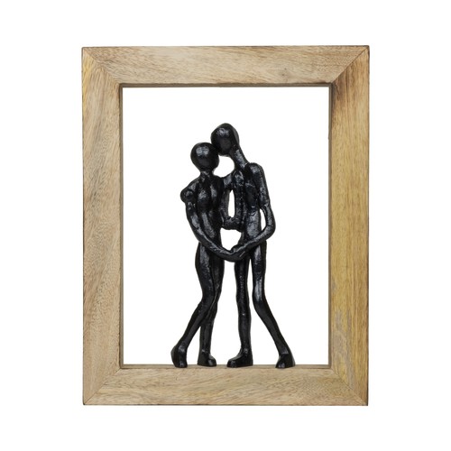 Dekofigur embrace schwarz - schwarz, 30