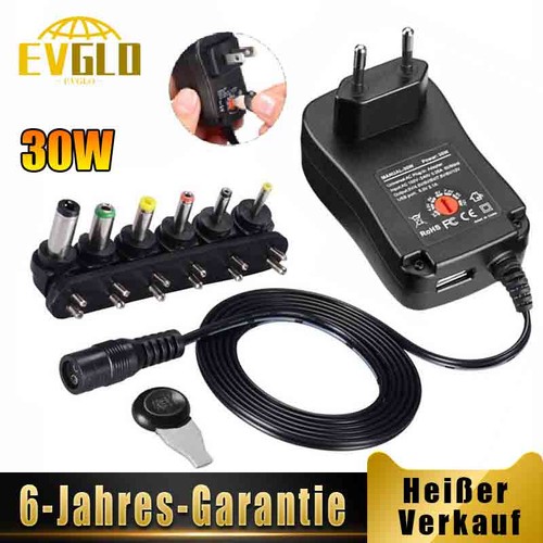 30w universal adapter - ac/dc,
