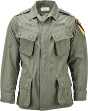 US M64 Style Olive Green Tropical Jungle Jacket Vietnam American Coat Shirt Neu