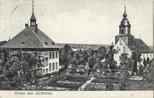 Lichtenau  Kirche & Schule (?) 1915 Oberlichtenau