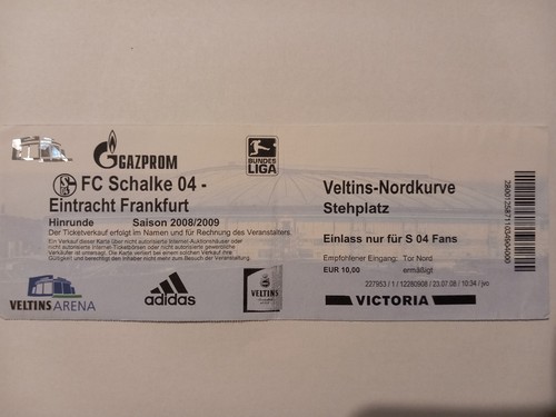 Eintrittskarte ticket fußball - eintrittskarte/ticket,