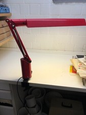 Schreibtischlampe Lucifer Kunststoff Neon Fagerhult Schweden 1975 Klassiker