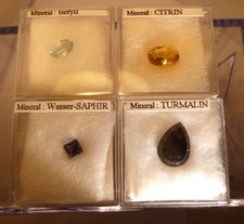 Micromount kleine Edelsteine